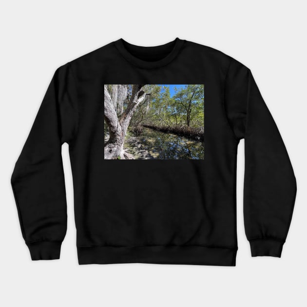 Mangroves and Stream Crewneck Sweatshirt by Sparkleweather